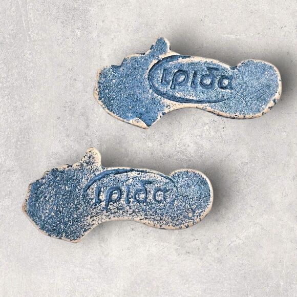 Ocean Theme Bead Lot Seahorse Fish Lampwork Glass & Ceramic Blue Craft Mix - Picture 4 of 7